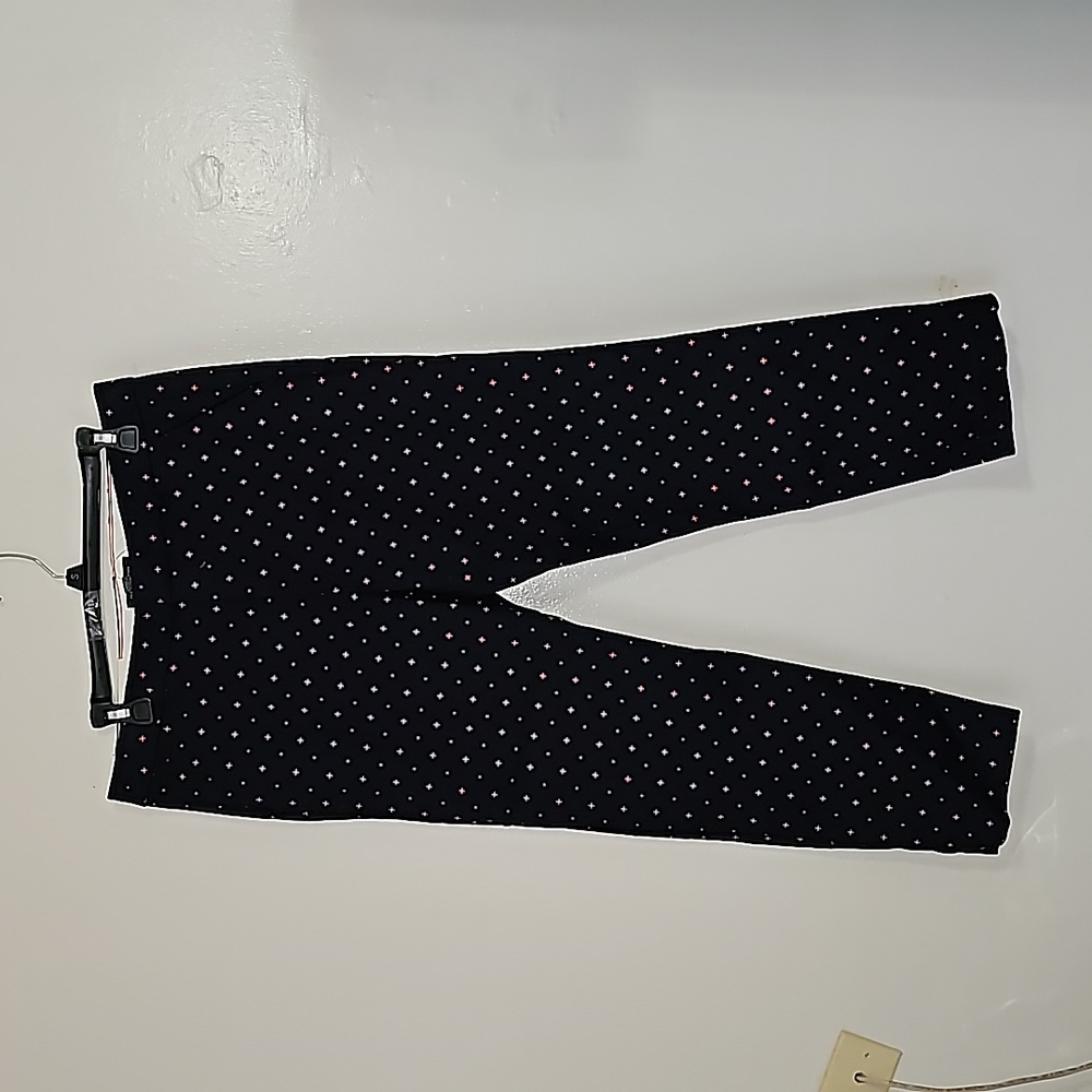 Tommy Hilfiger Navy Blue Pants Madison Stretch,Slim Ankle
